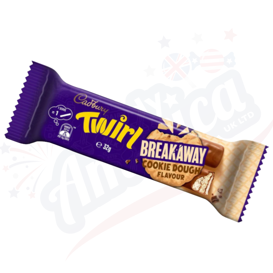 Cadbury Twirl Breakaway Cookie Dough Flavour 32g (Australia)