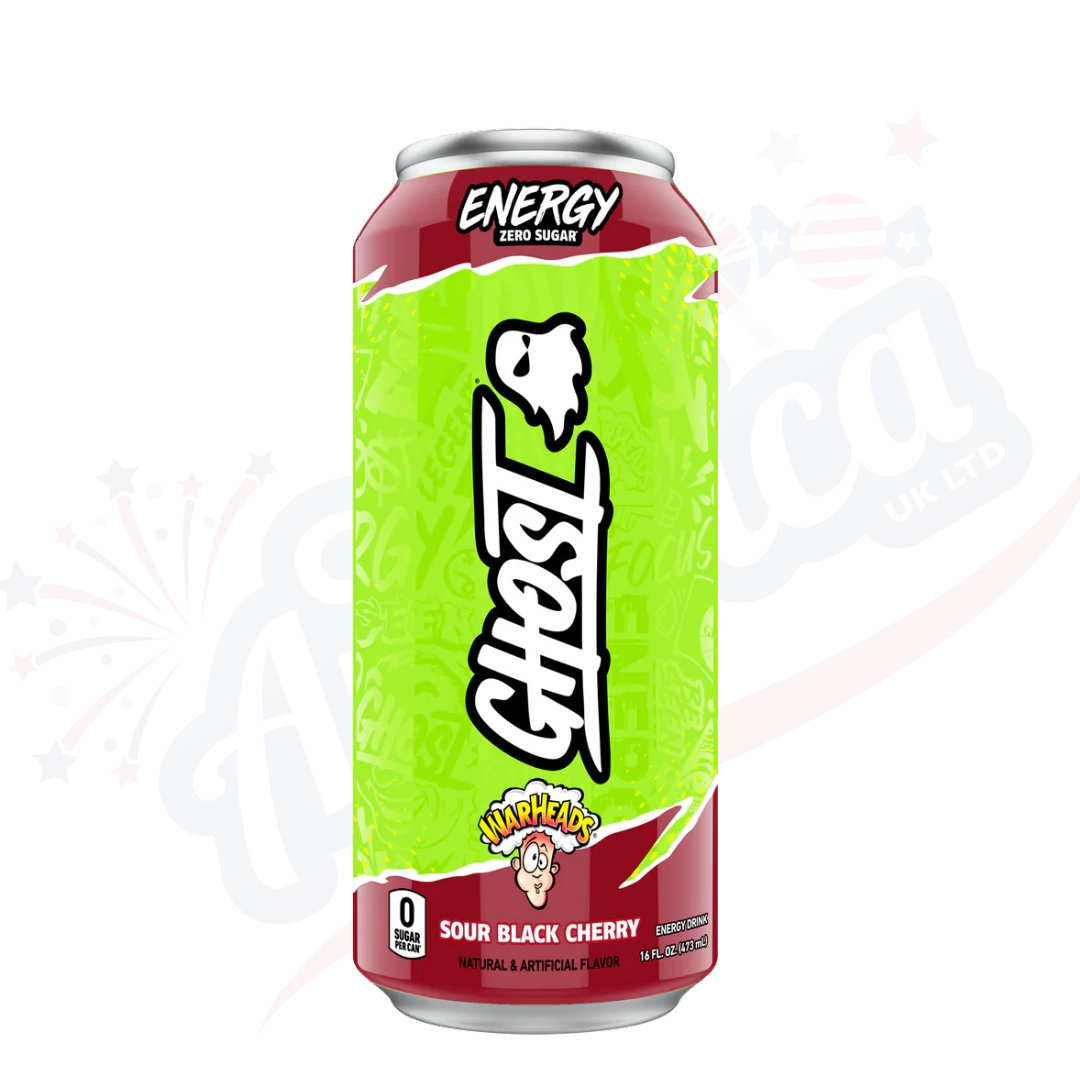 Ghost Energy Warheads Sour Black Cherry 473ml