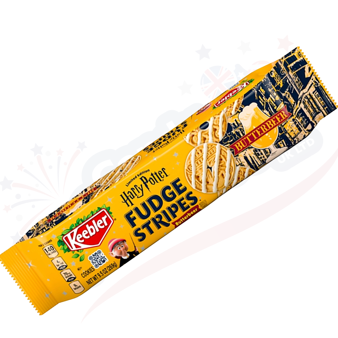 Keebler Fudge Stripe Cookies Butterbeer Flavour Harry Potter 269g