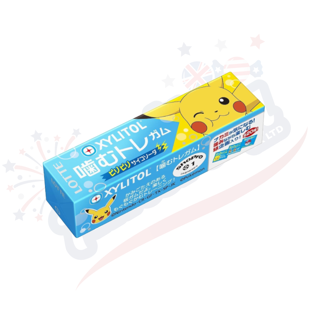 Lotte Pokemon Soda Flavour Gum 26g (Japan)