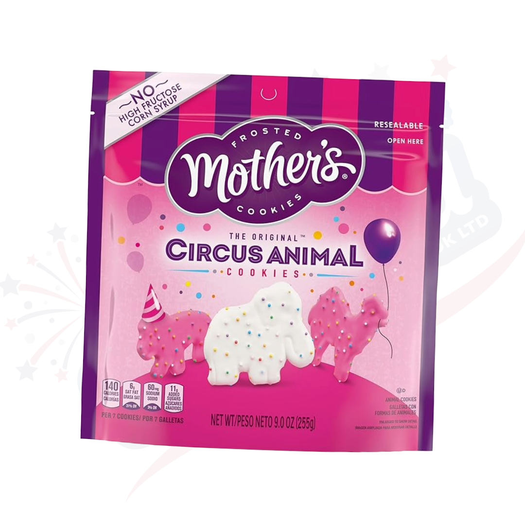 Mothers Circus Animal Frosted Cookies 255g