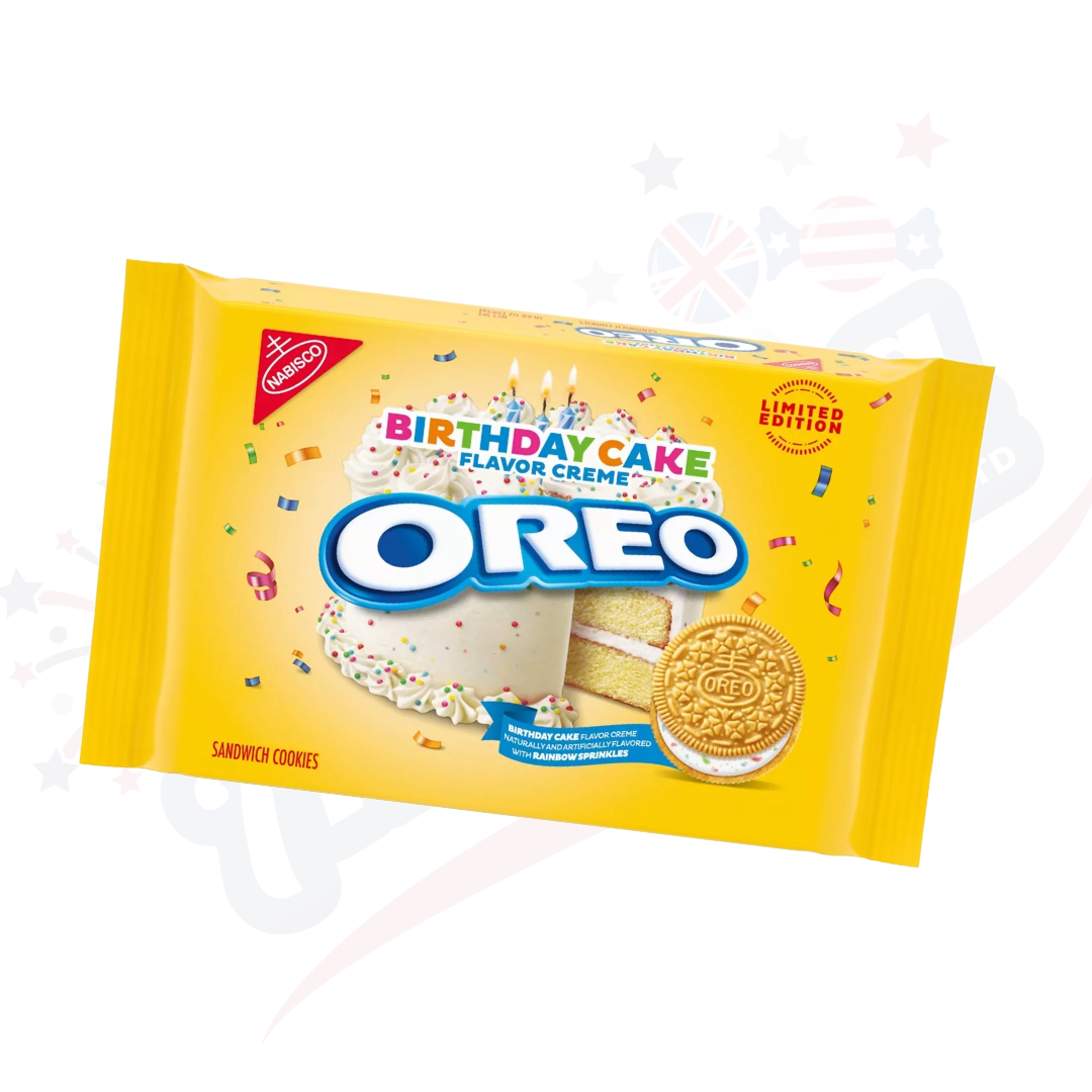 Oreo Golden Birthday Cake 303g Limited Edition