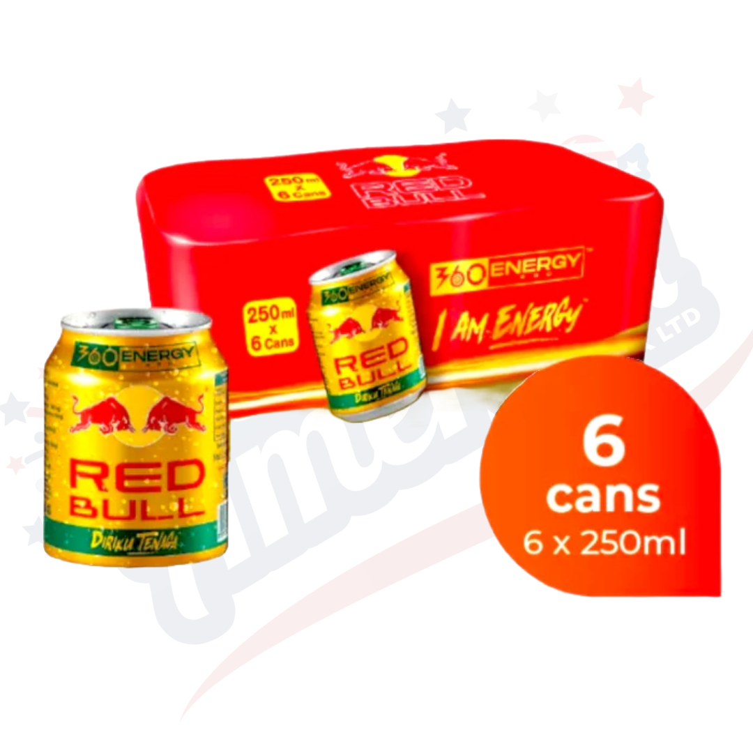 Red Bull Gold 360 Energy 250ml 6-Pack (Malaysia)