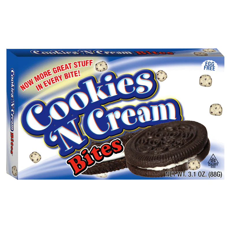 Cookie Dough Bites Cookies n Cream Box 88g
