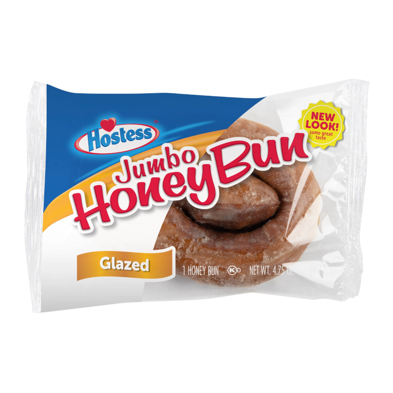 Hostess Glazed Jumbo Honey Bun 113g