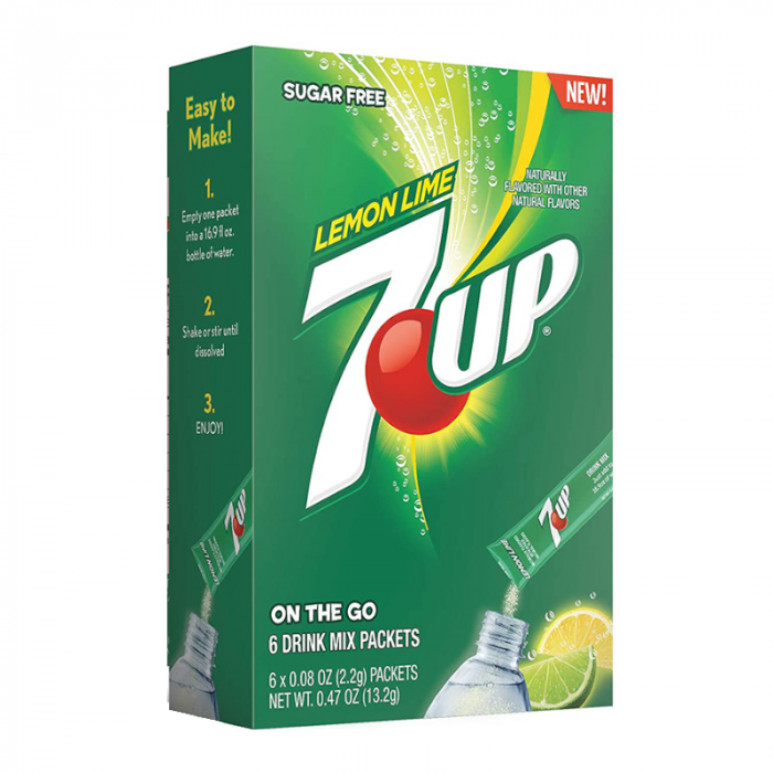 7up Lemon Lime Singles to Go 13.2g (6 Pack)