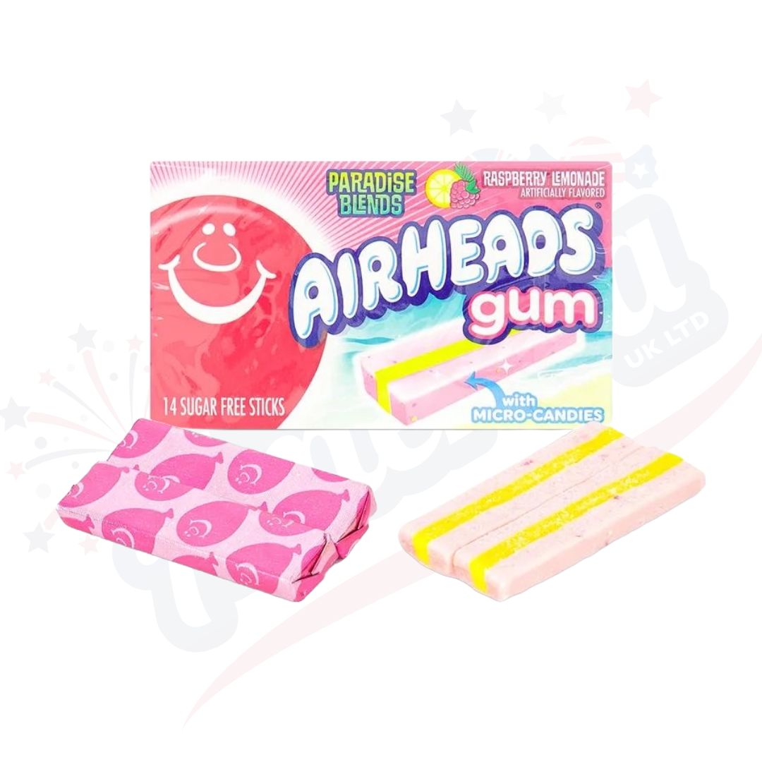 Airheads Gum Raspberry Lemonade 14 Sticks