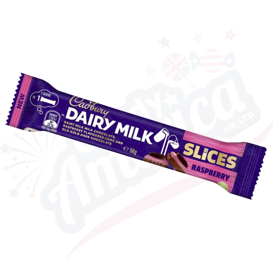 Cadbury Dairy Milk Slices Raspberry 50g (Australia)