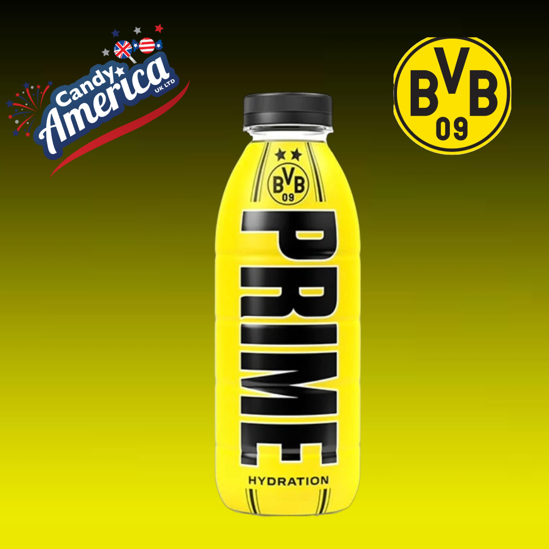 Prime Hydration x Borussia Dortmund 500ml Limited Edition – Candy America