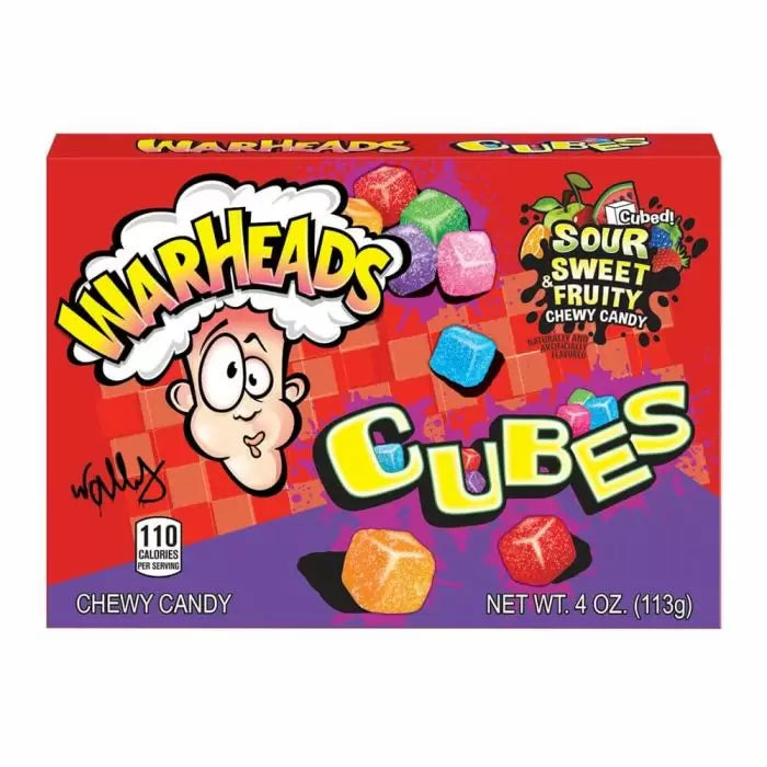 Warheads Sour Chewy Cubes 113g