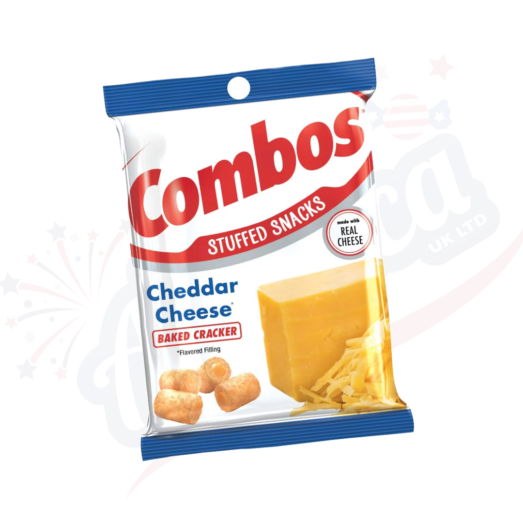 Combos Cheddar Stuffed Cracker Pieces 178g