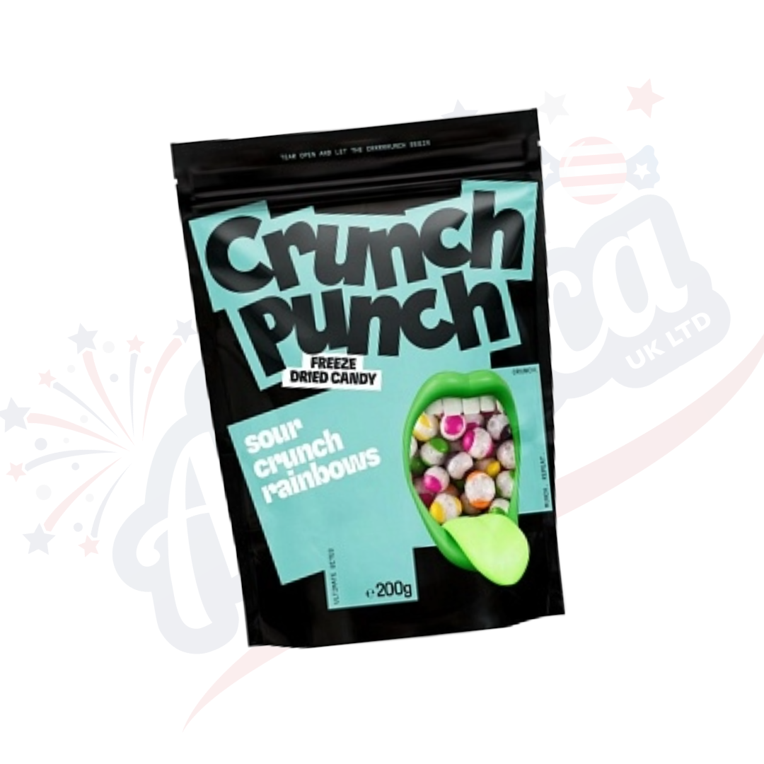 Crunch Punch Freeze Dried Sour Crunchy Rainbows 200g