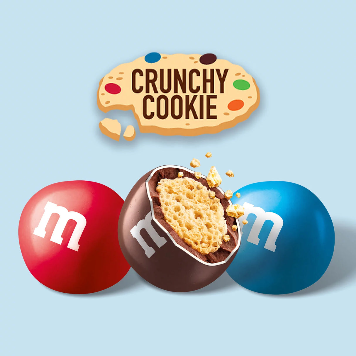 M&Ms Crunchy Cookie Milk Chocolate 210g