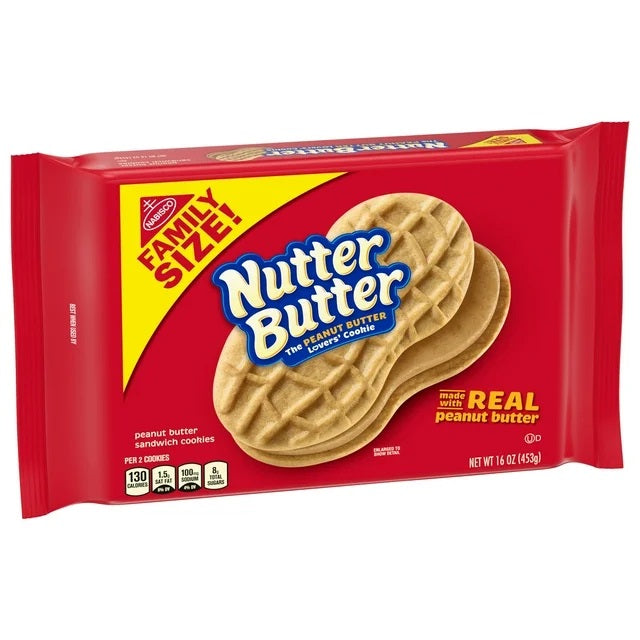 Nutter Butter Cookies Family Size 453g