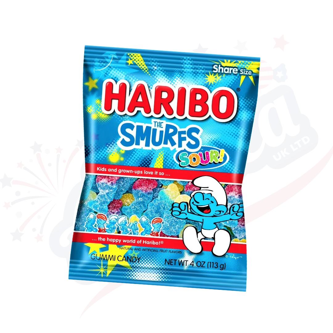 Haribo USA Smurfs Sour 113g