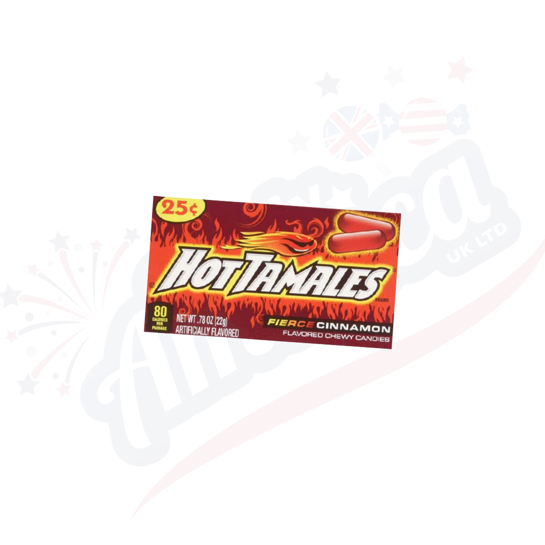 Hot Tamales 22g Fierce Cinnamon Candies