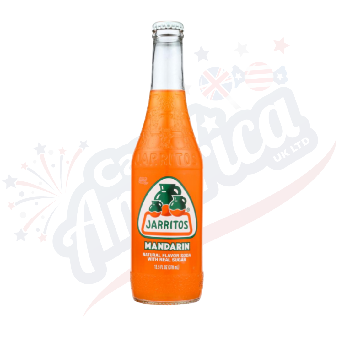 Jarritos Mandarin Soda 370ml Glass Bottle (Mexico)