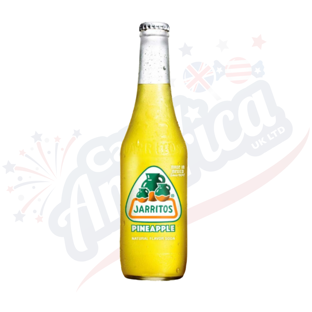 Jarritos Pineapple Soda 370ml Glass Bottle (Mexico)