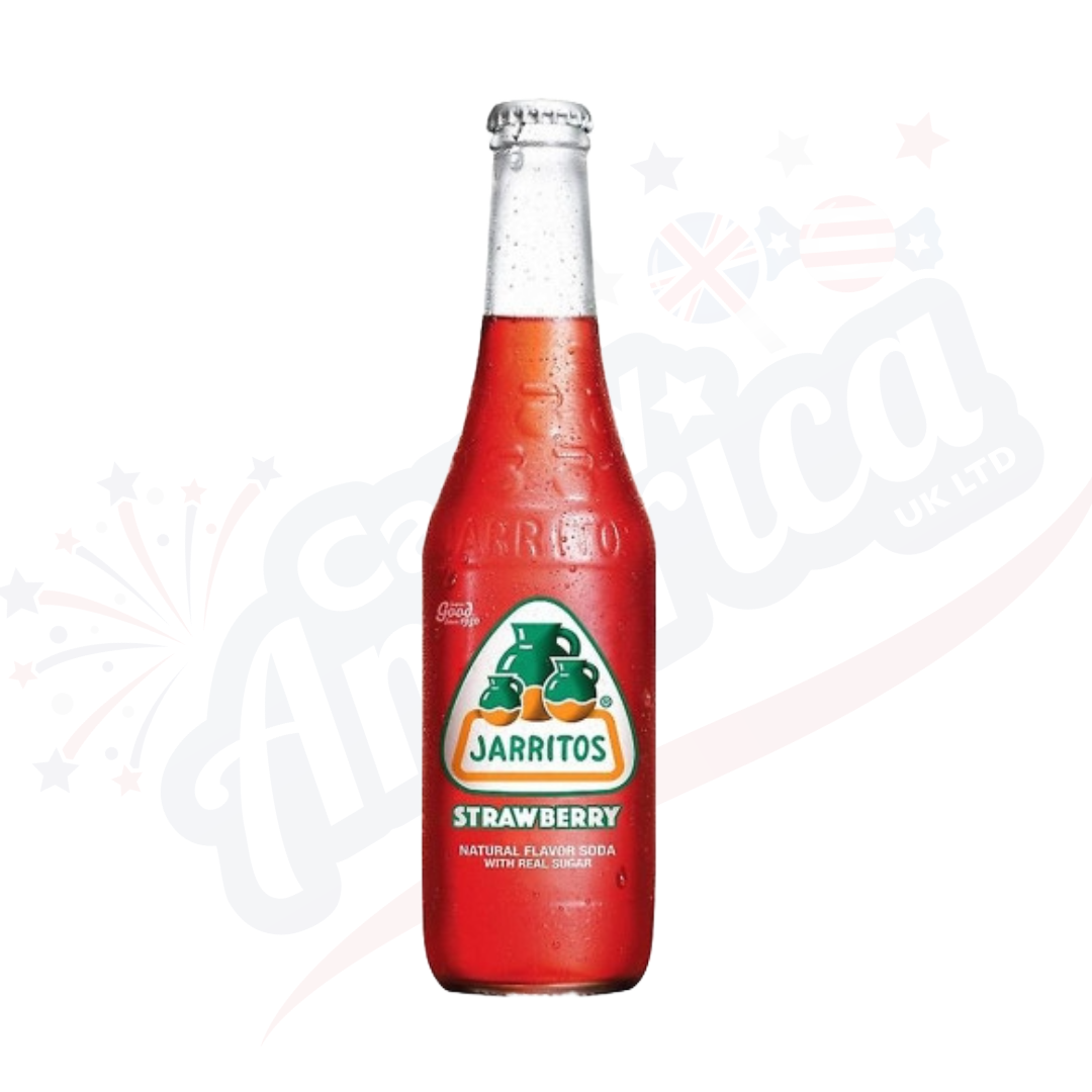 Jarritos Strawberry Soda 370ml Glass Bottle (Mexico)