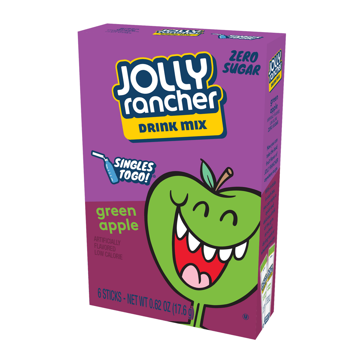 Jolly Rancher Green Apple Singles to Go 18.4g (6 Pack)