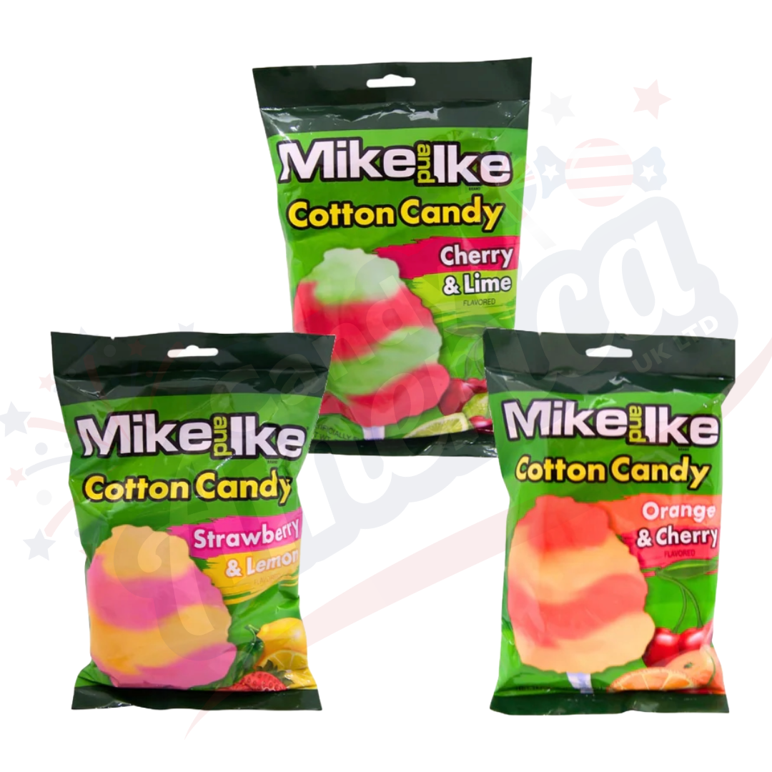 Mike & Ike Cotton Candy Orange & Cherry 85g