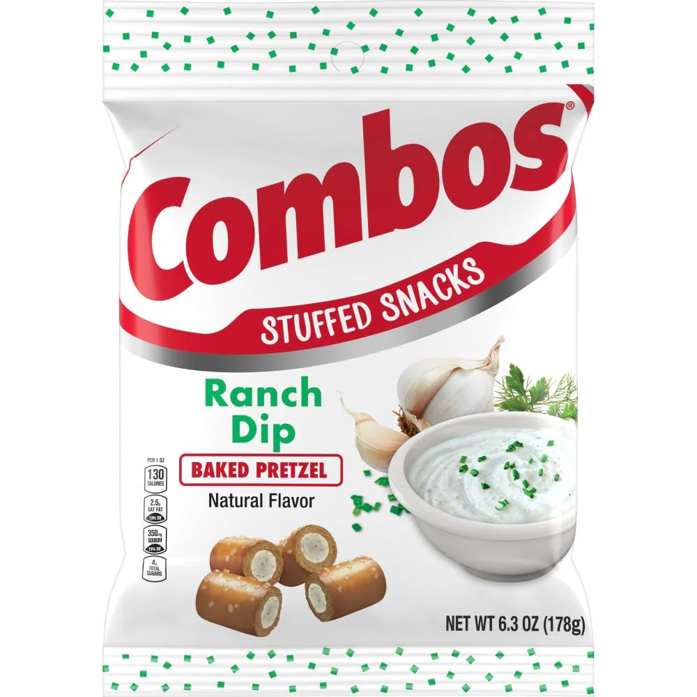 Combos Ranch Dip Stuffed Pretzel Pieces 178g