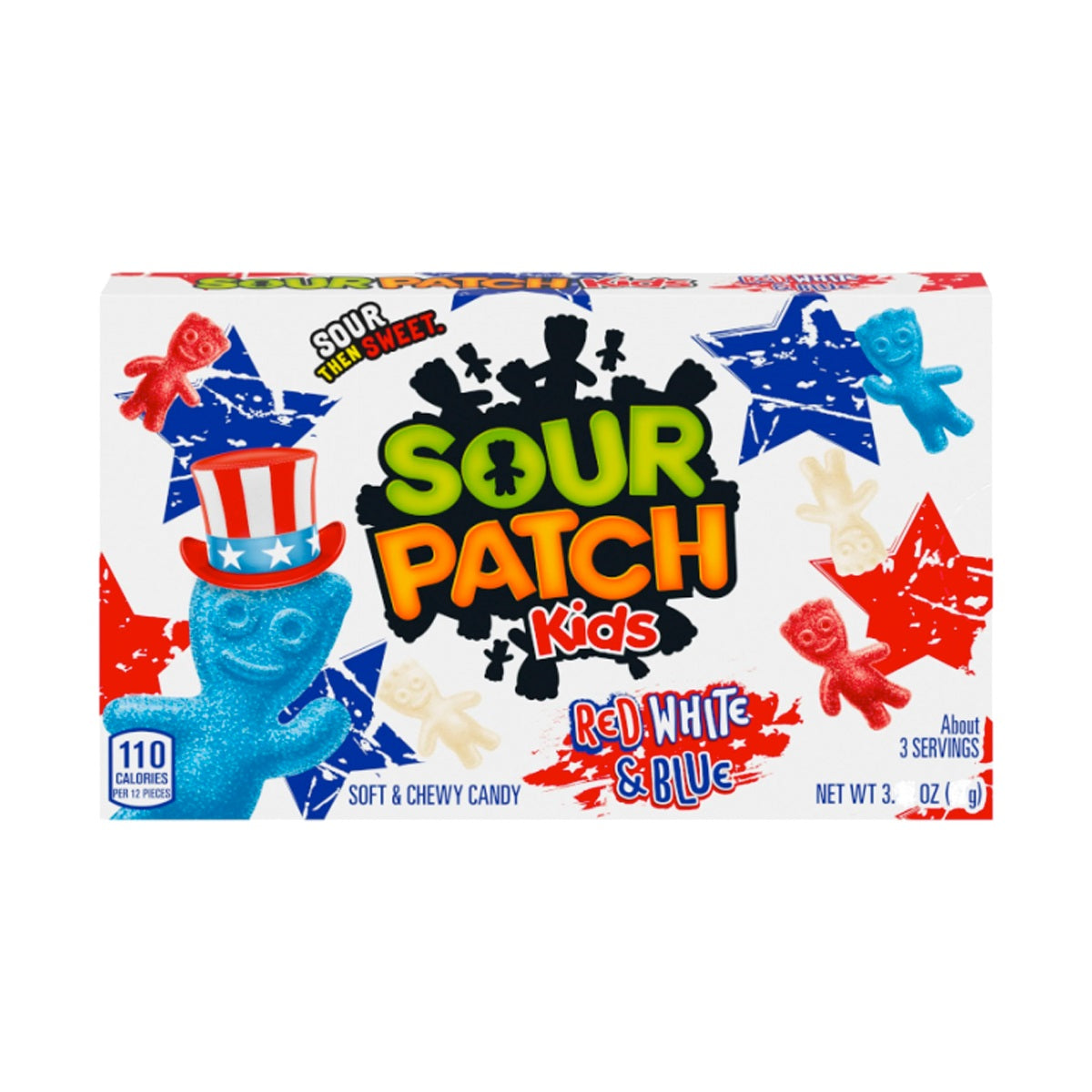 Sour Patch Kids Red White & Blue Theatre Box 87g