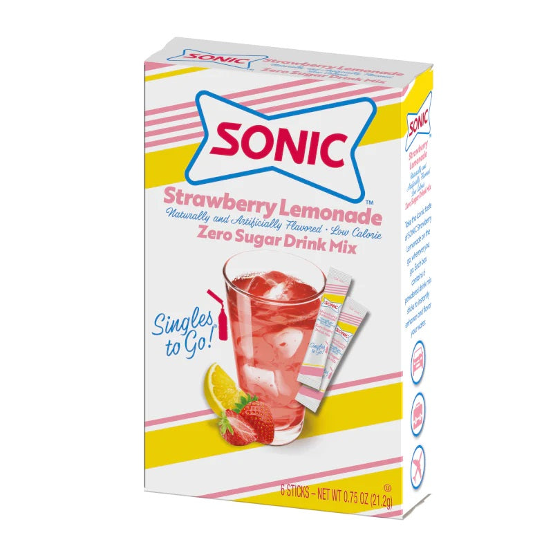 Sonic Strawberry Lemonade Singles to Go 13.2g (6 Pack)