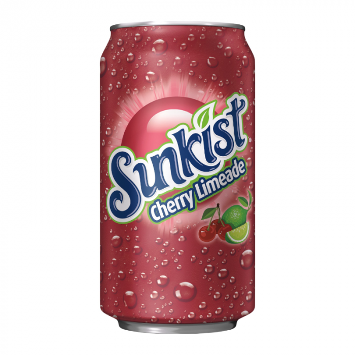 Sunkist Cherry Limeade Soda 355ml