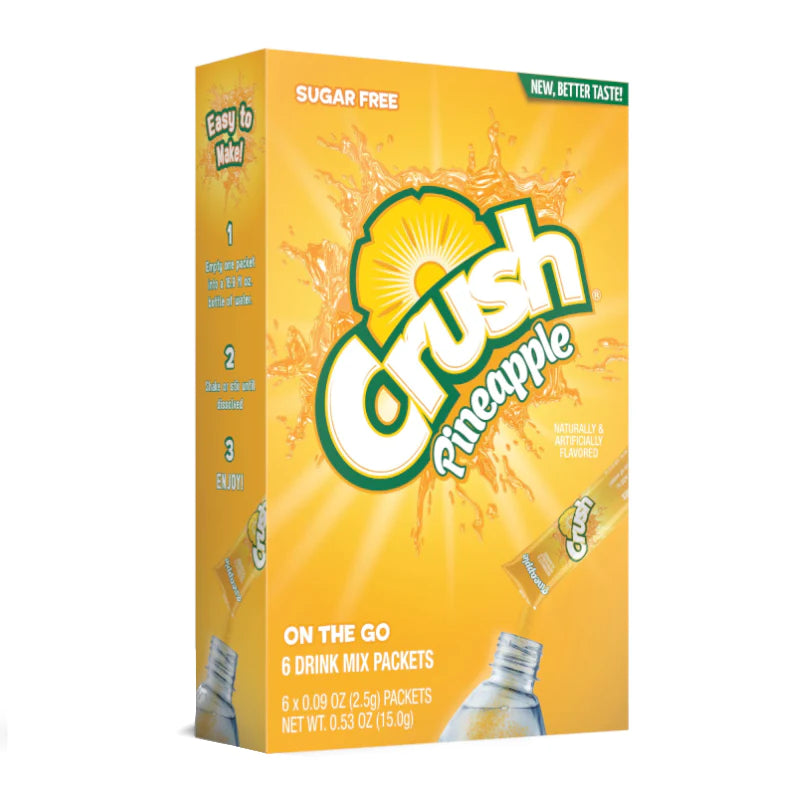 Crush Pineapple Singles to Go 13.2g (6 Pack)