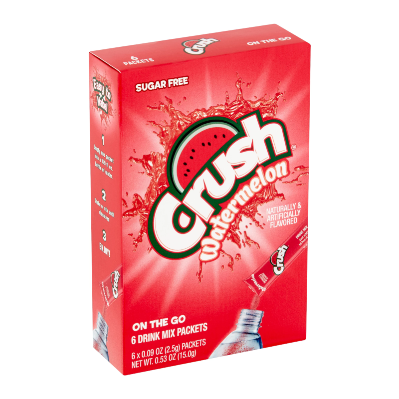 Crush Watermelon Singles to Go 13.2g (6 Pack)