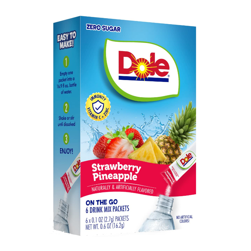 Dole Strawberry Pineapple Singles to Go 16.2g (6 Pack)