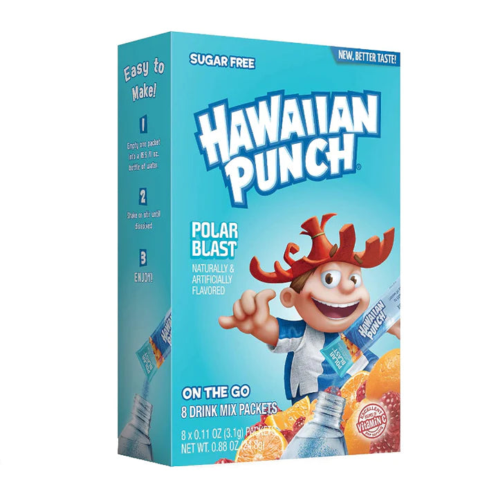 Hawaiian Punch Polar Blast Singles to Go 21.1g (8 Sachets)