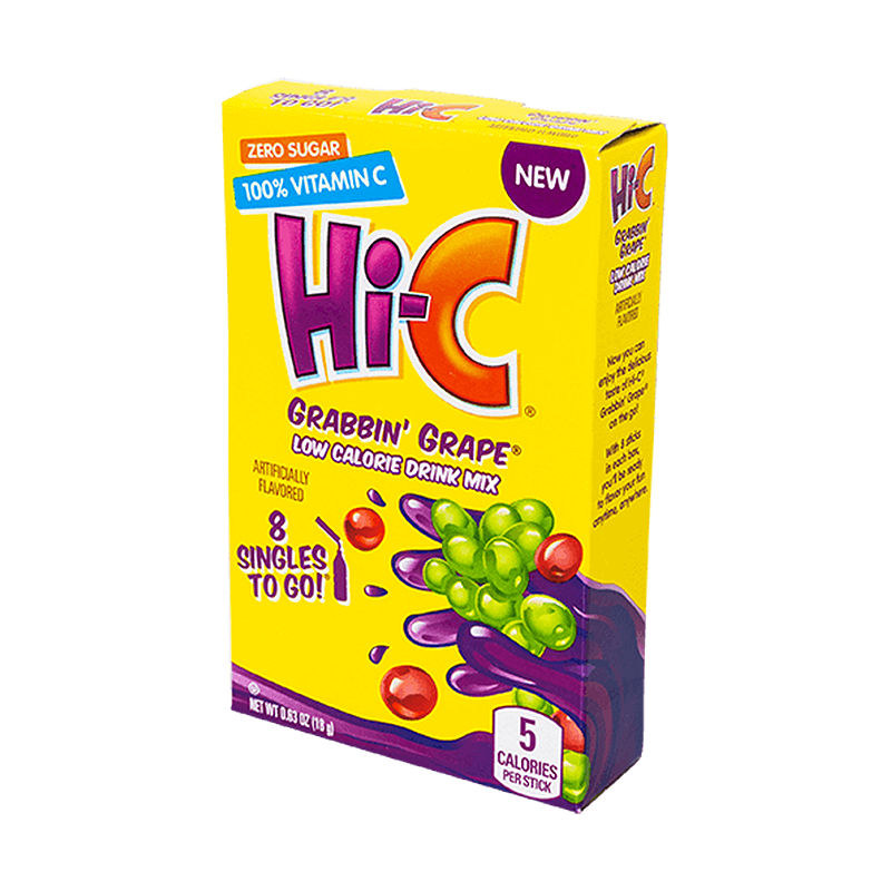 Hi-C Grabbin' Grape Singles to Go 16.2g (8 Pack)