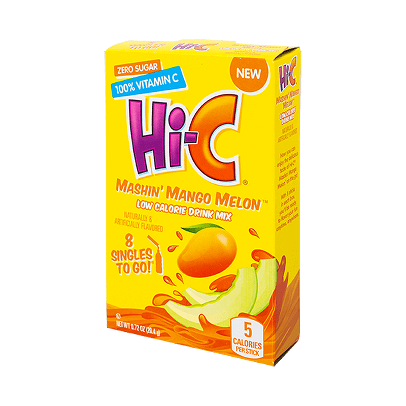 Hi-C Mashin' Mango Melon Singles to Go 16.2g (8 Pack)