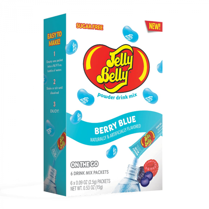 Jelly Belly Berry Blue Singles to Go 15g (6 Sachets)