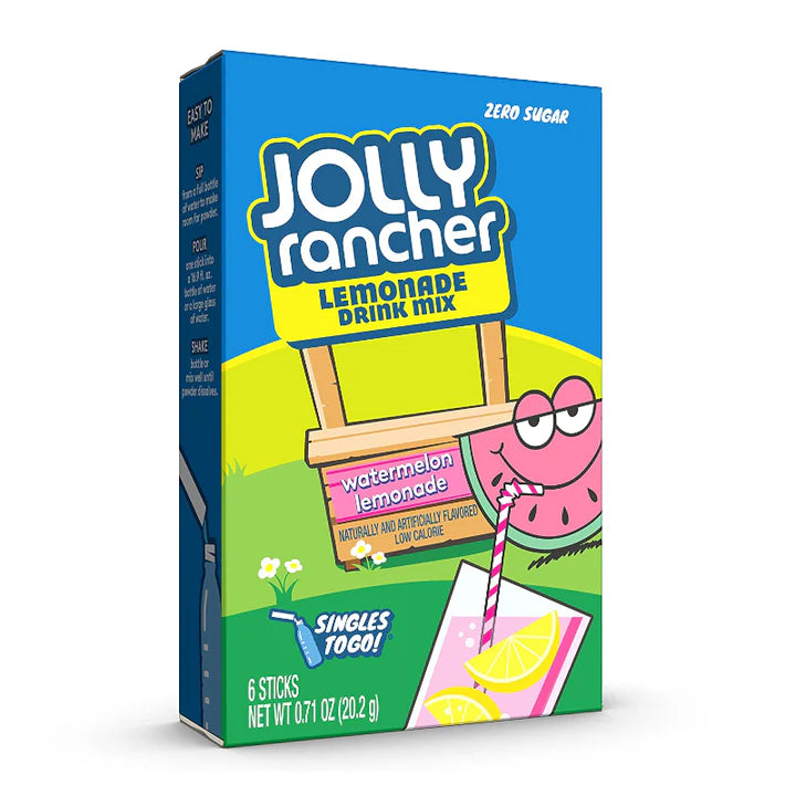 Jolly Rancher Watermelon Lemonade Singles to Go 18.4g (6 Pack)