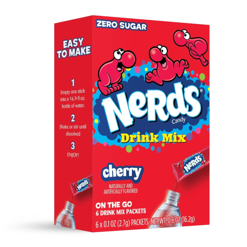 Nerds Cherry Singles to Go 13.2g (6 Pack)