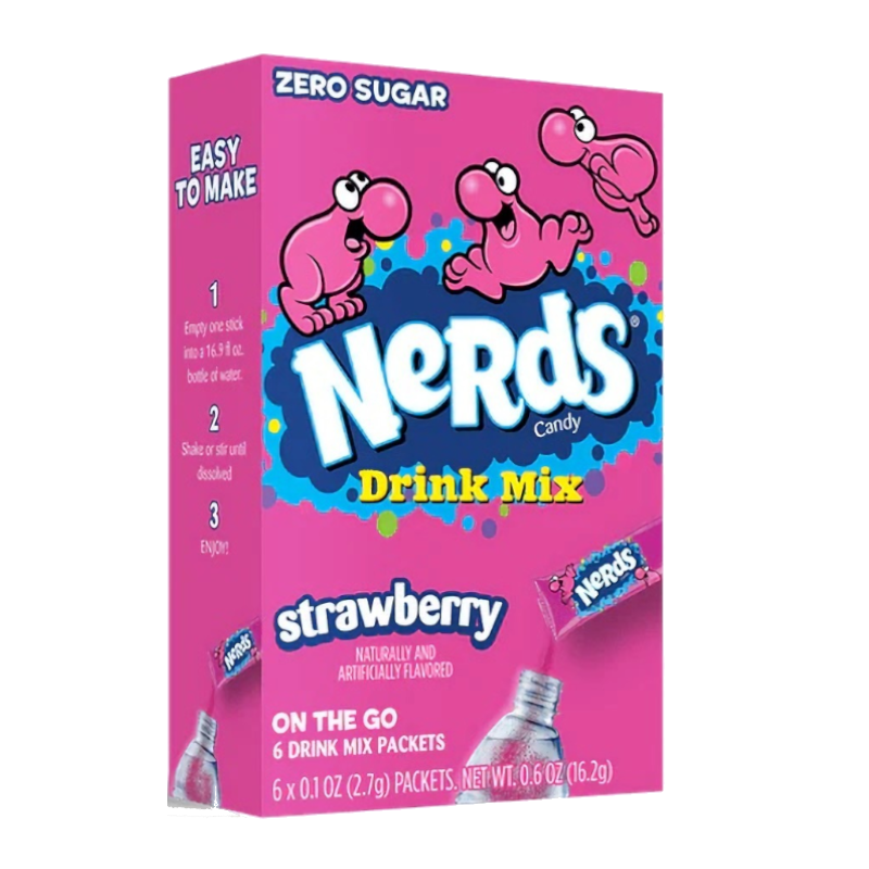 Nerds Strawberry Singles to Go 13.2g (6 Pack)