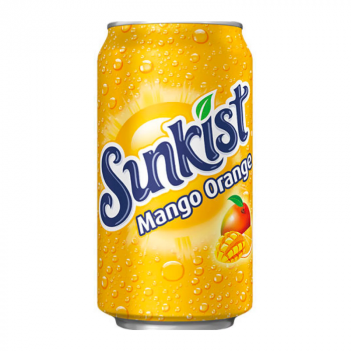 Sunkist Mango Orange Soda 355ml