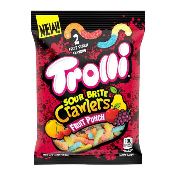 Trolli Sour Brite Crawlers Fruit Punch 141g