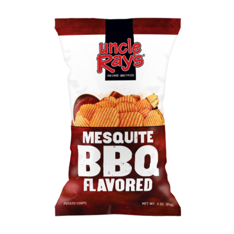 Uncle Rays Wavy Potato Chips Mesquite BBQ 127.5g