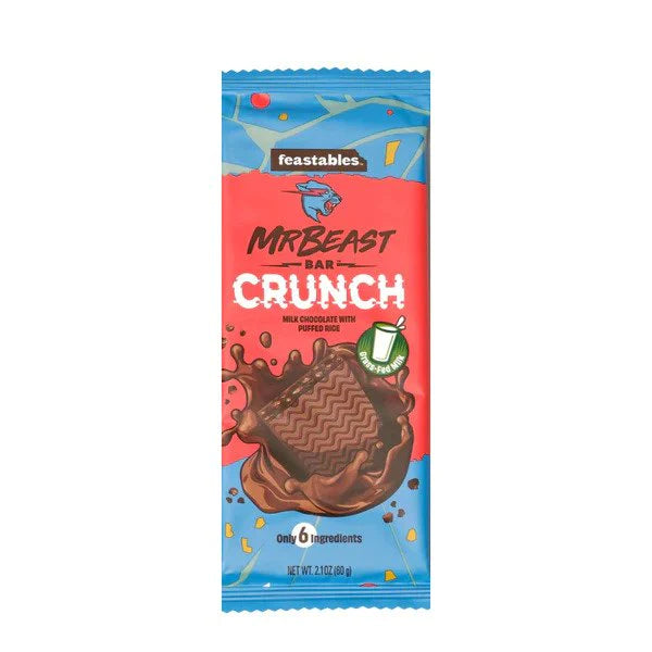 Mr Beast Feastables Milk Chocolate Crunch 60g – Candy America